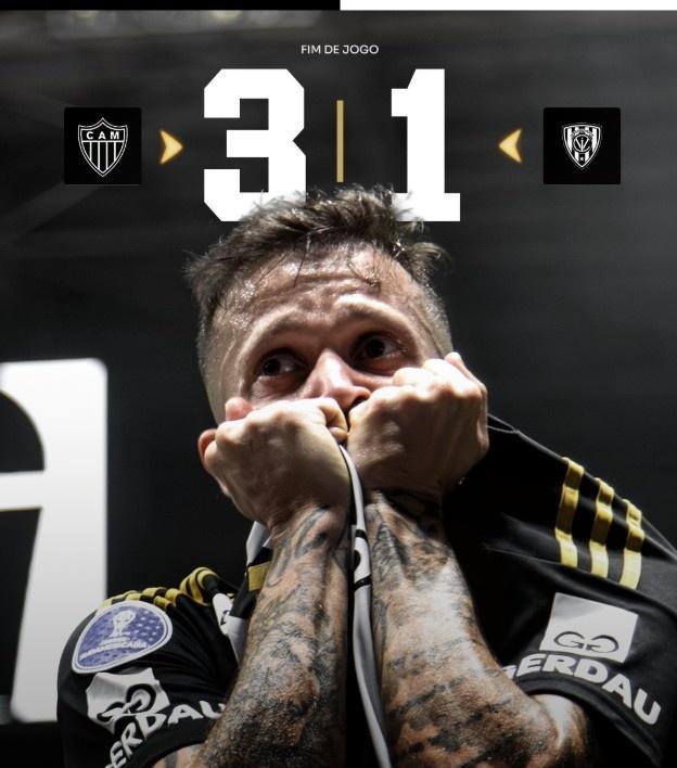 南美杯半决赛率先结束的南美杯半决赛中,来自巴甲的米内罗竞技坐镇主场3-1战胜约