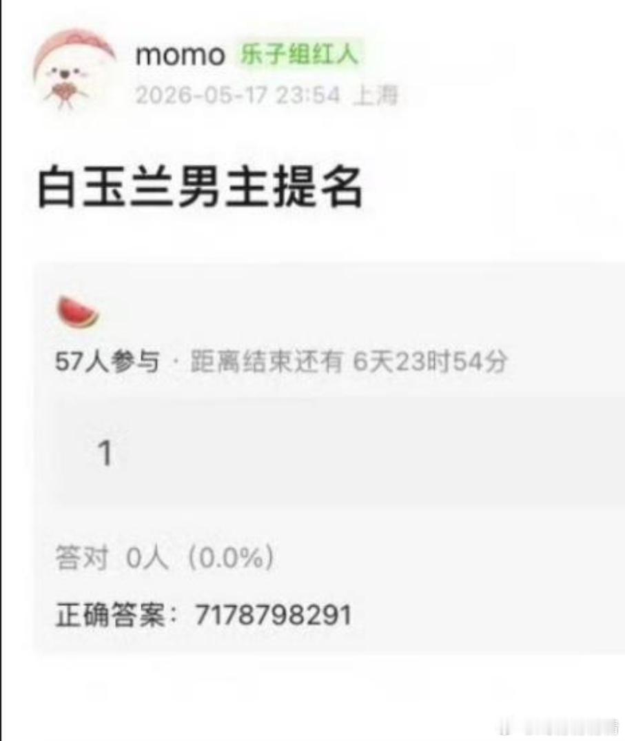白玉兰疑似最终提名名单，解开数字之谜