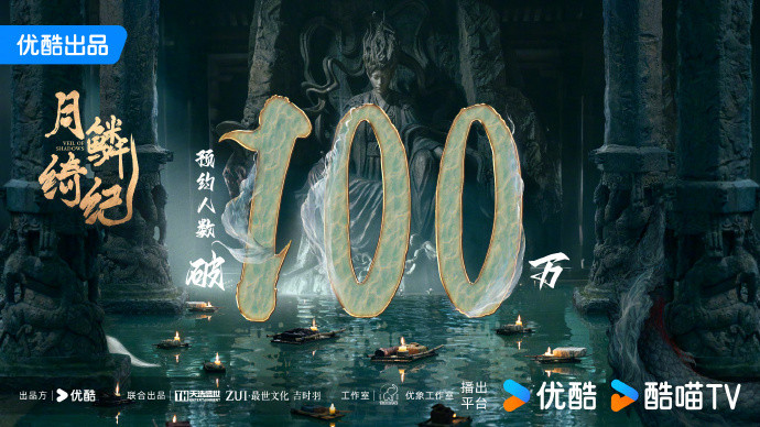 鞠婧祎曾舜晞陈都灵田嘉瑞预约破百万海报月鳞绮纪共寻龙神之力鞠婧祎曾舜晞陈都灵田