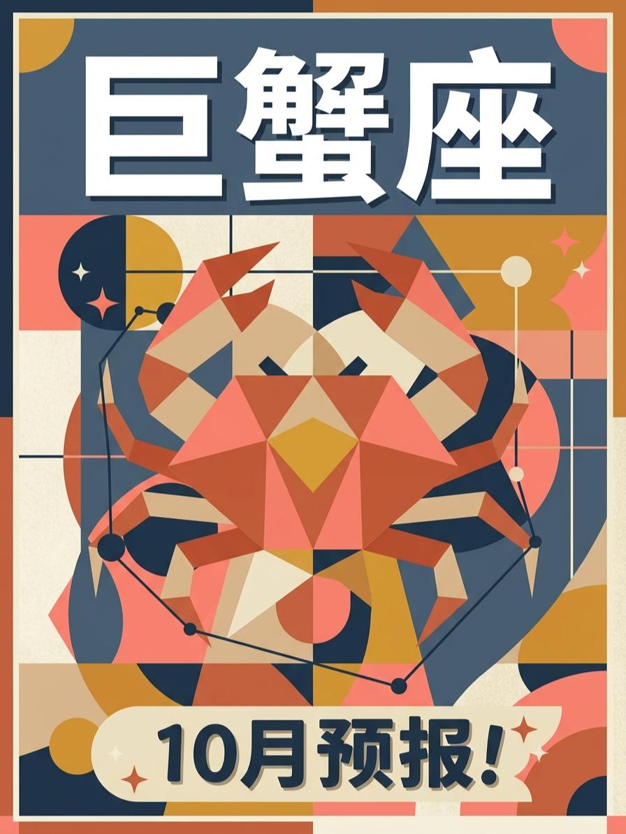 10月的巨蟹座，守住内在底气，稳步生财！。参考太阳+上升