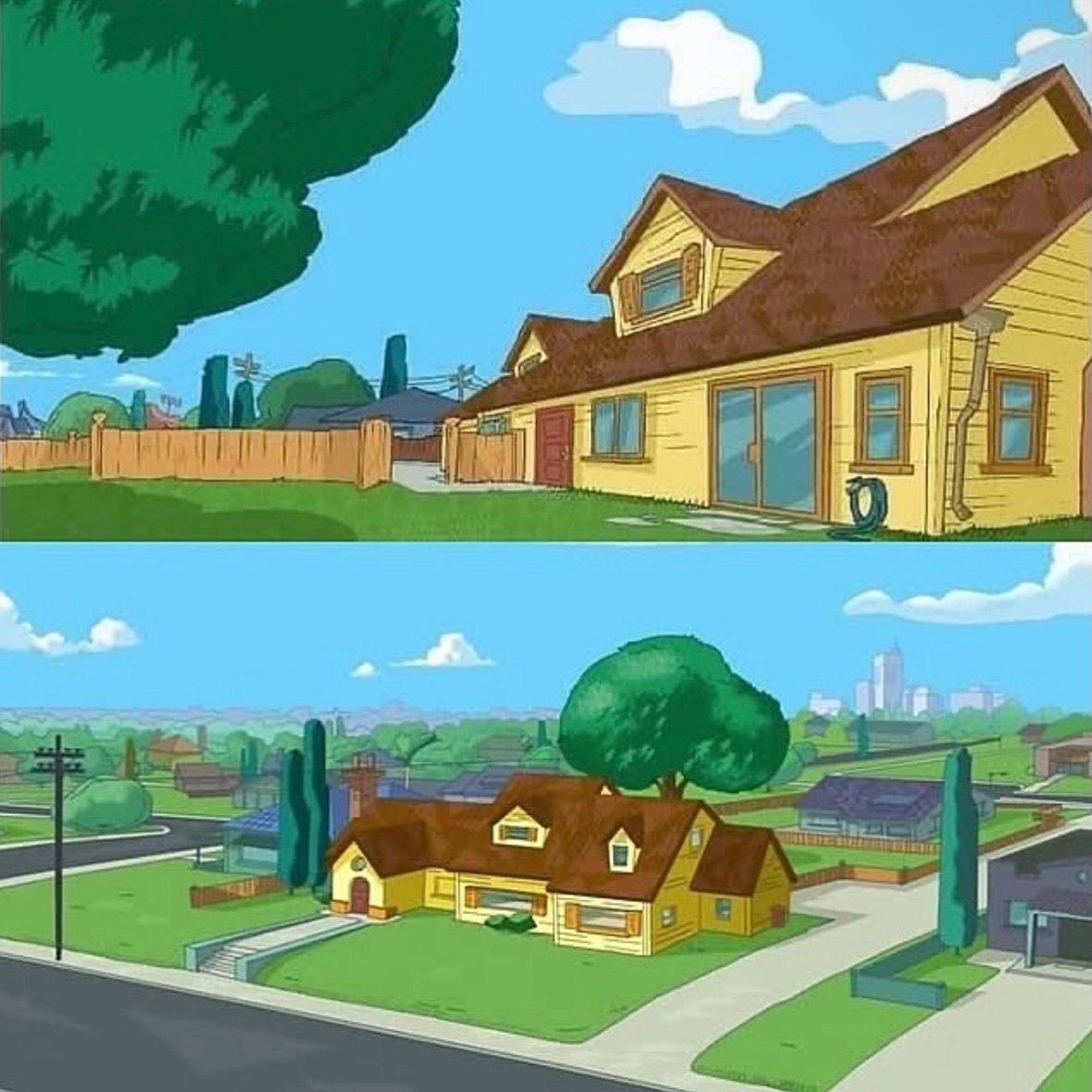 卡通片里的家meme