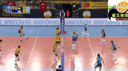 2018女排欧冠联赛第四轮D组第二回合瓦基弗银