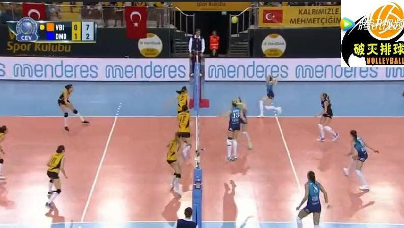 2018女排欧冠联赛第四轮第四回合D组瓦基弗银