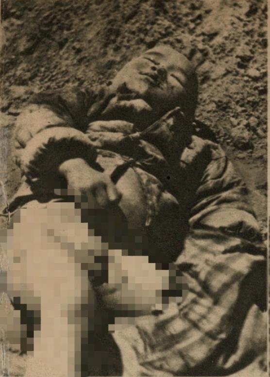 1937年，苏州郊外被鬼子杀害的三岁男孩。