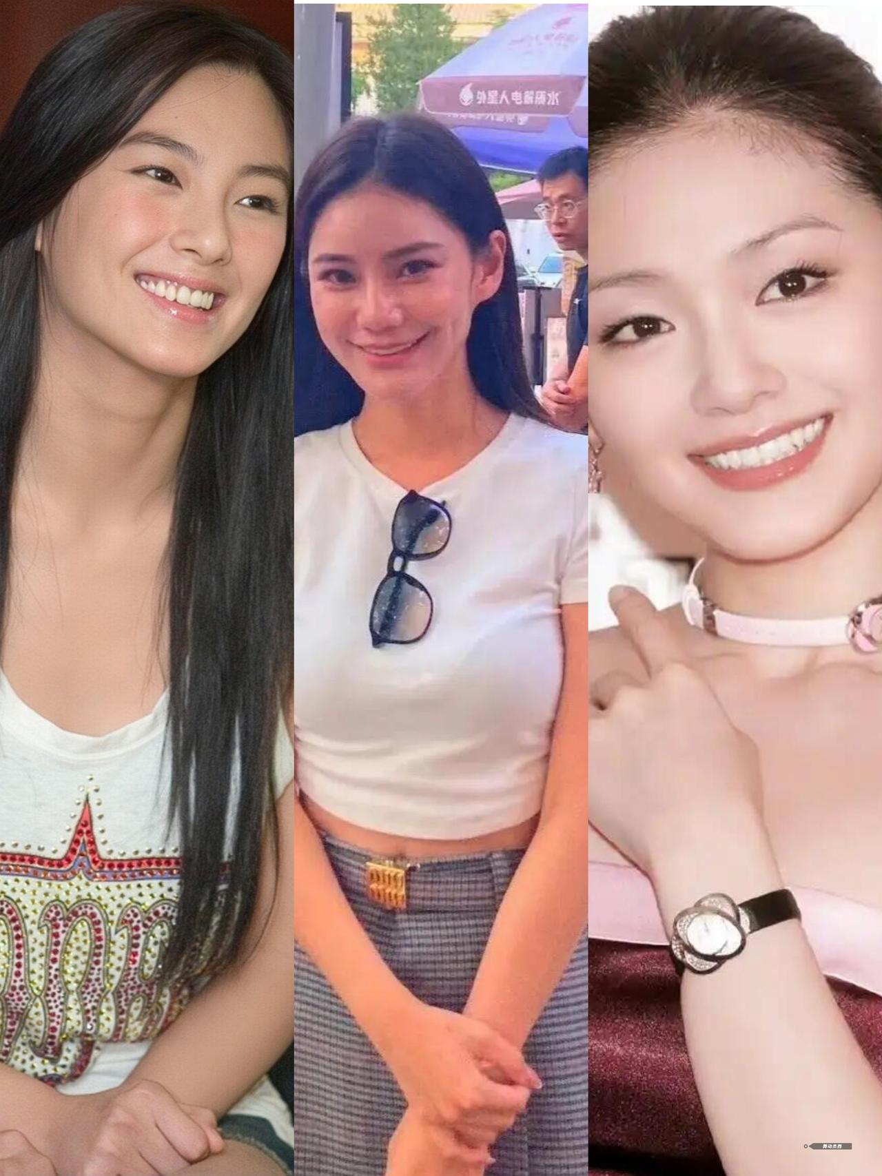 这样一看，原配果然是白月光五官清秀，长相娇俏甜美，最漂亮的是嘴巴和牙齿，