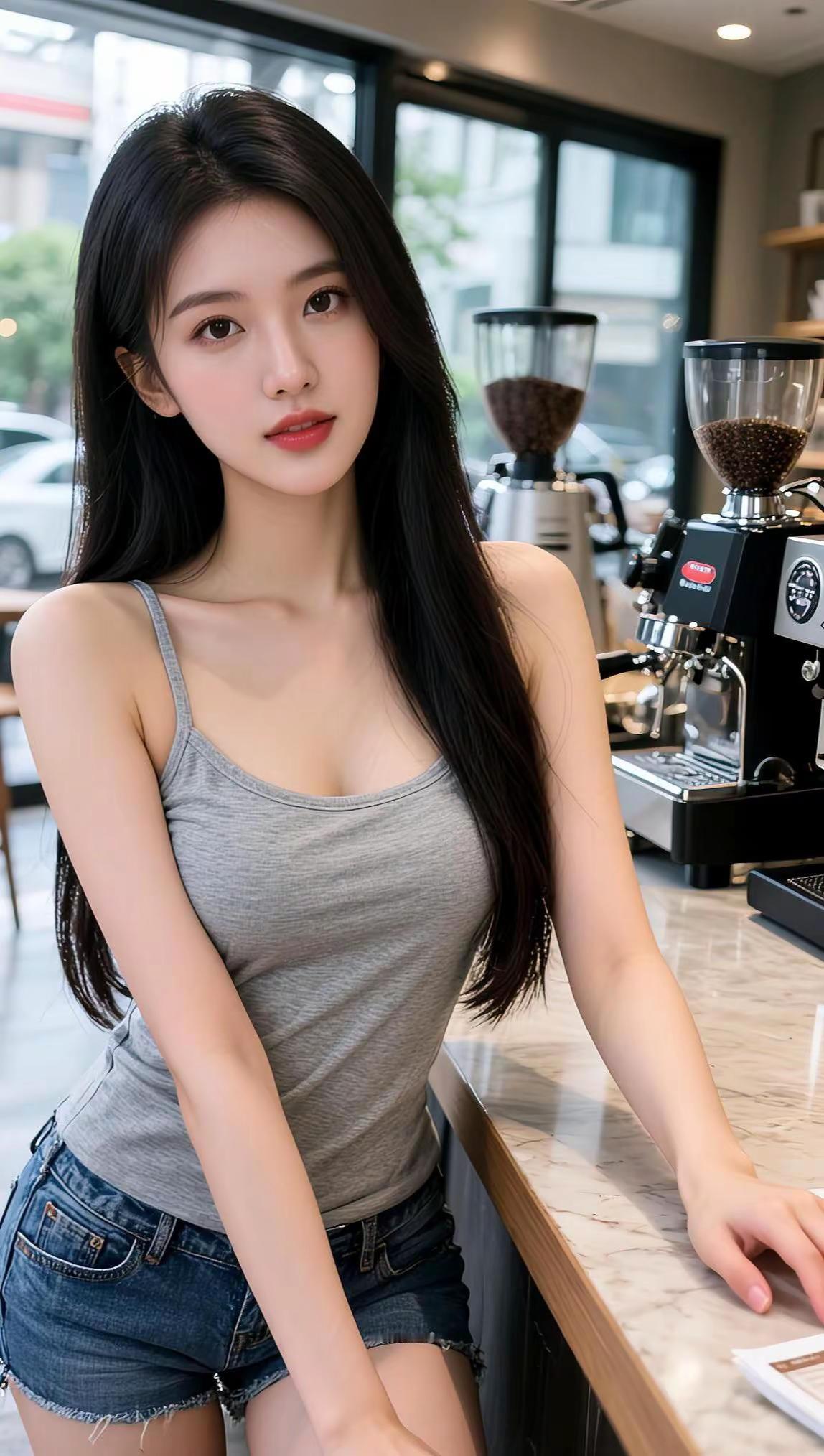 AI咖啡店随拍ai创作