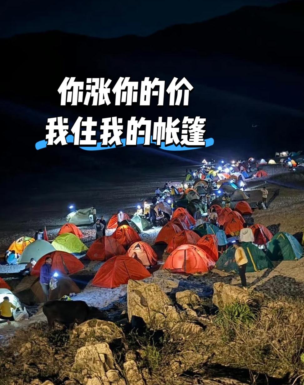 你涨你的价，我住我的帐篷”90后的年轻人，用实际行动给酒店涨价降降温！平