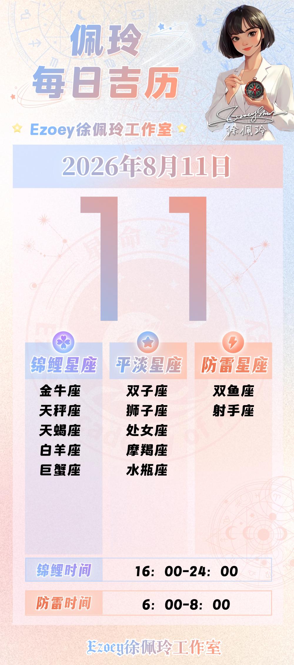 【8.11日播报】火星换座避免焦虑日锦鲤星座：金牛座、天秤座、天蝎座、白羊座