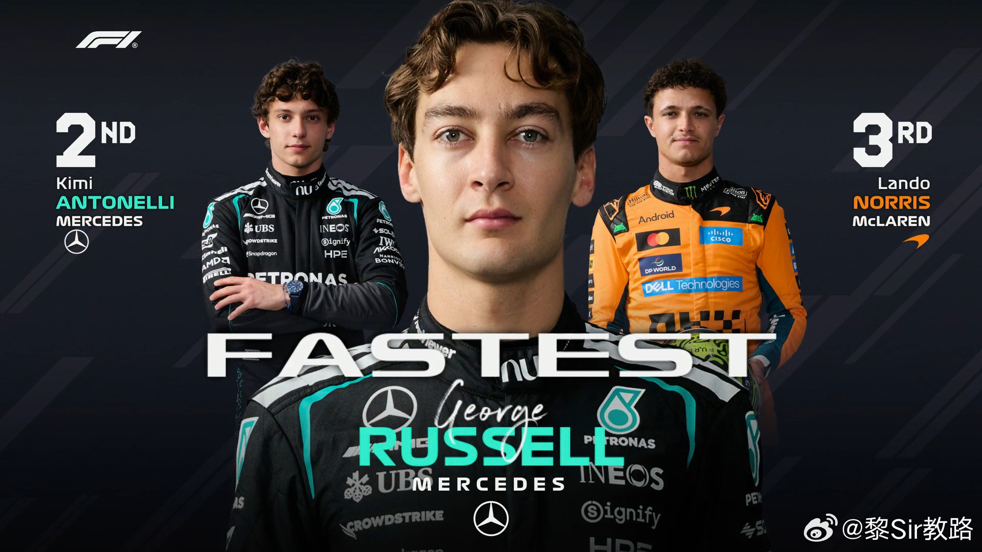 F1冲刺排位赛后预测一下冲刺赛吧！梅奔成为胜出冲刺赛的大热不用多说了，但是，