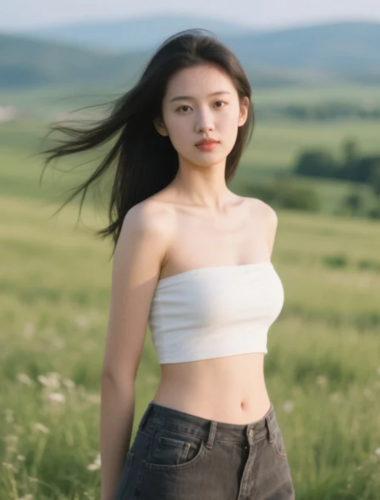 天空之下，她的身影是最温暖的存在。