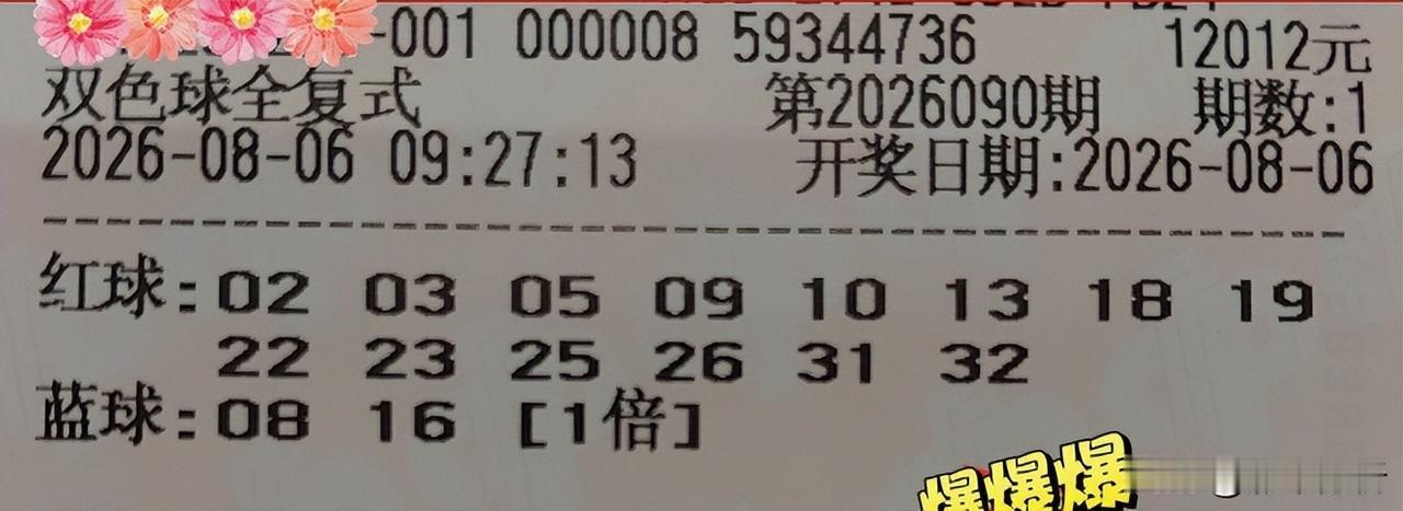 双色球4张顶级万元票亮相：1.3万双雄加码升级，上期还是1.3万+1万，本期已经