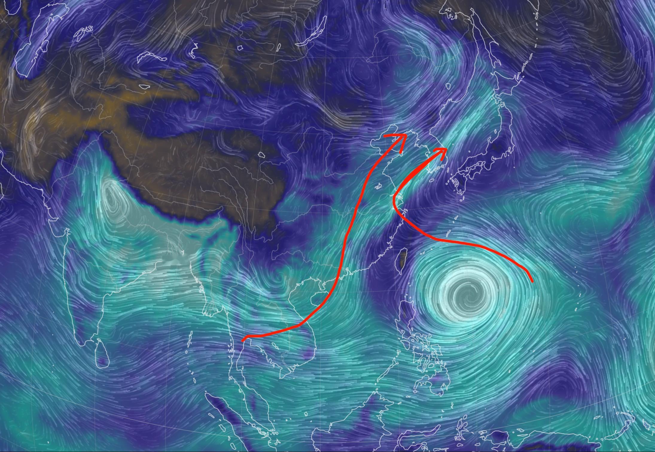 上海暴雨台风美莎克的绝唱，台风巴威的新声今天凌晨至今，上海大部出现了强烈雷雨