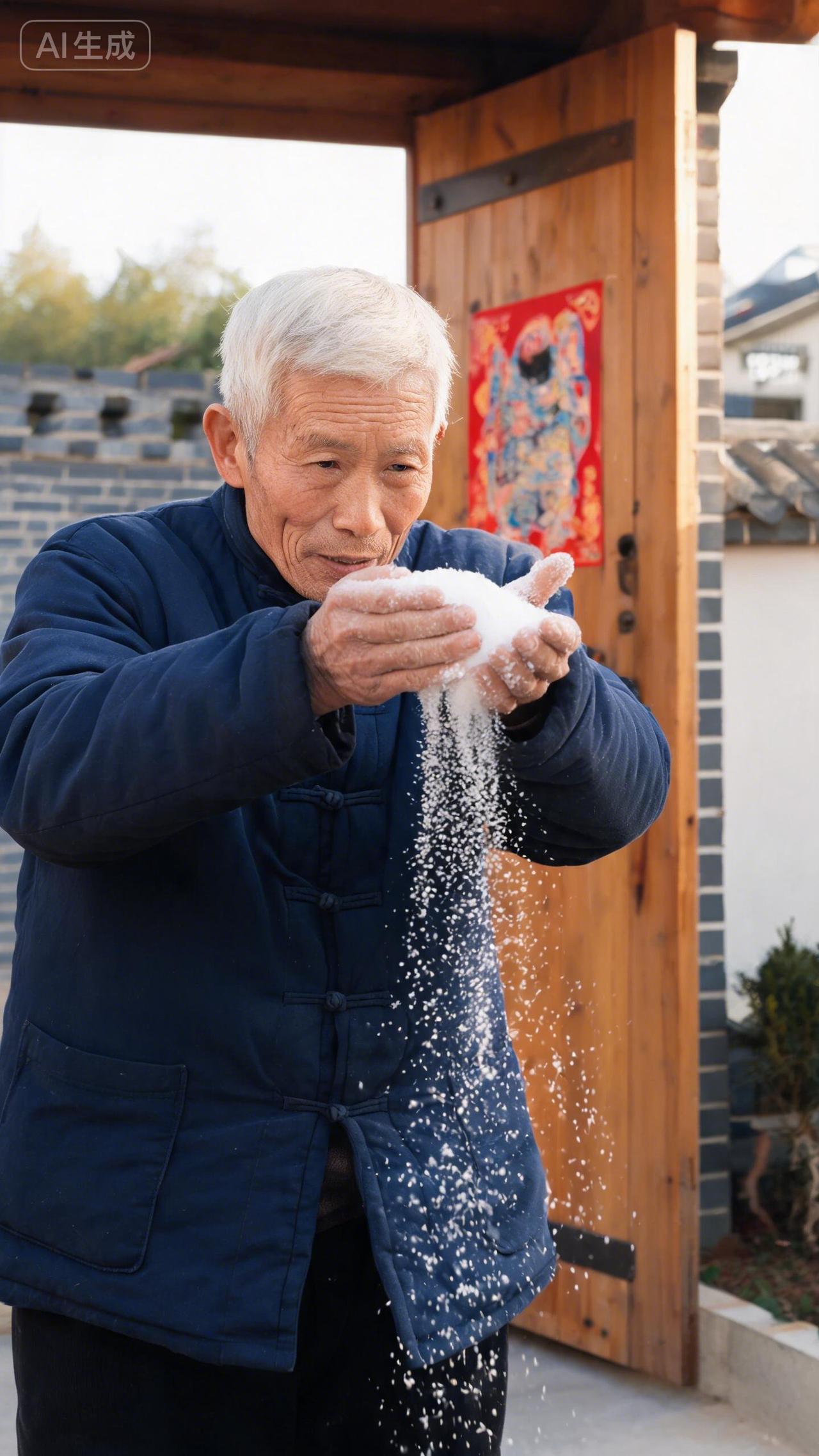 门口撒把盐，穷鬼靠边站！老一辈的“送穷”土法子，图个好彩头你信不信？有个不花