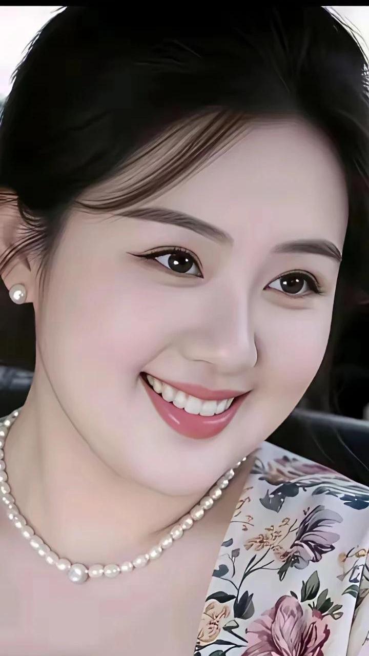 今天出门约会，特意带了一个珍珠项链，