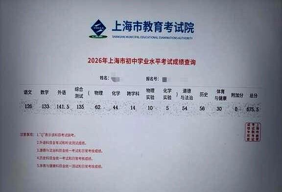 2026上海中考坐标徐汇。这家人初中四年硬是一节课都没给孩子报，每天按时催孩