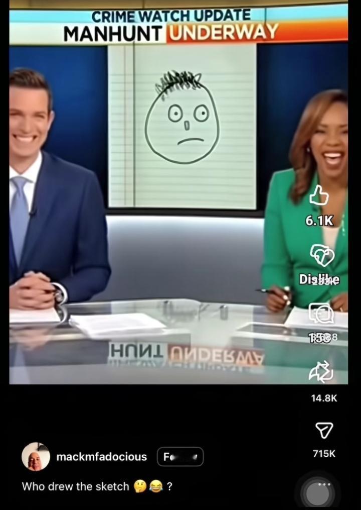 一个爆笑的通缉令和更爆笑的通缉结果。