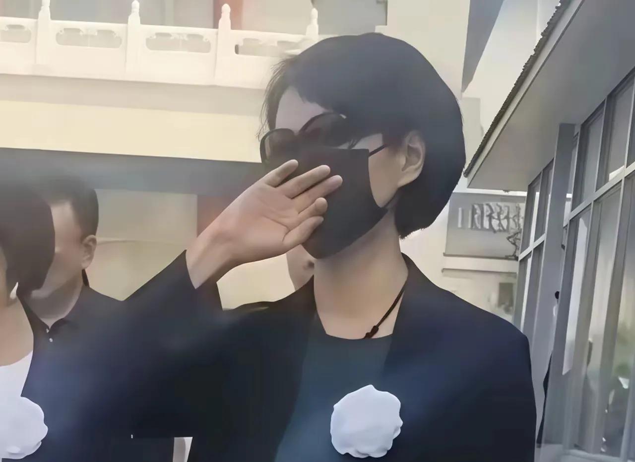 李修平挺不喜欢别人拍摄自己的，去送别敬一丹，走的时候，还伸手挡住嘴巴，看着拍摄自