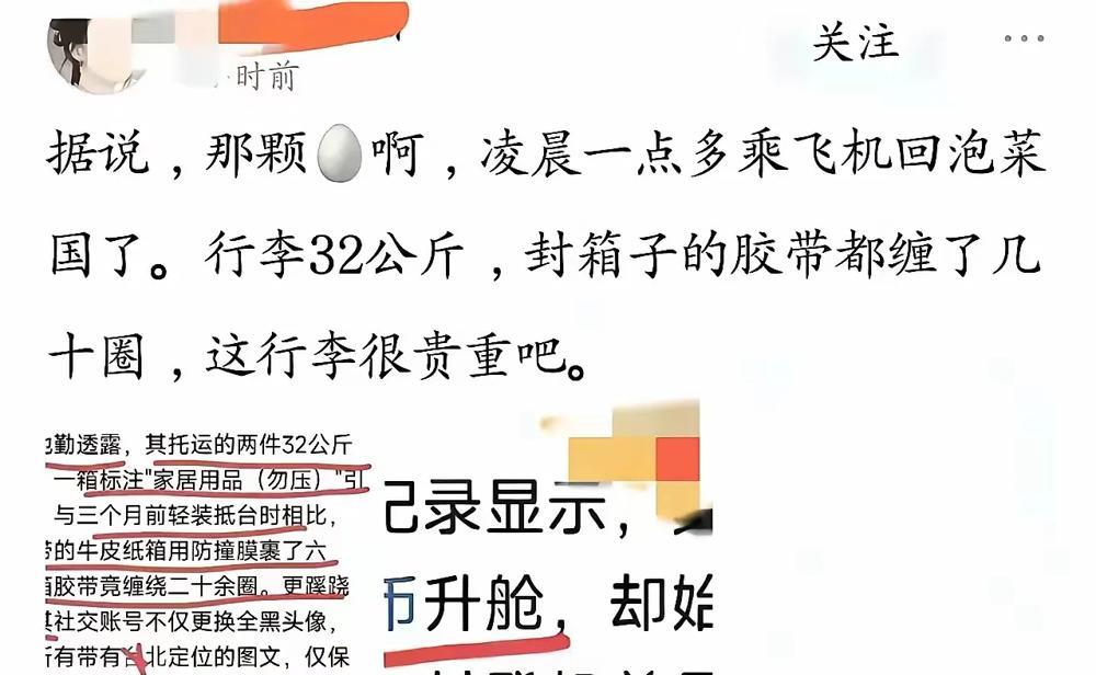 太诡异了吧！卤蛋，凌晨偷偷带着32公斤的行李箱，裹了六七层防撞膜，是什么让他