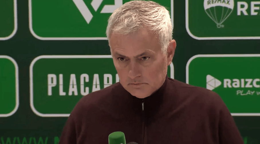 穆帅: 祝莫雷拉人的后卫早日康复;可能是4-0裁判就不给点球