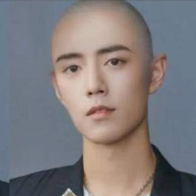 男星光头照, 肖战的想嫁, 李现的有点儿假, 邓伦的笑出猪叫声