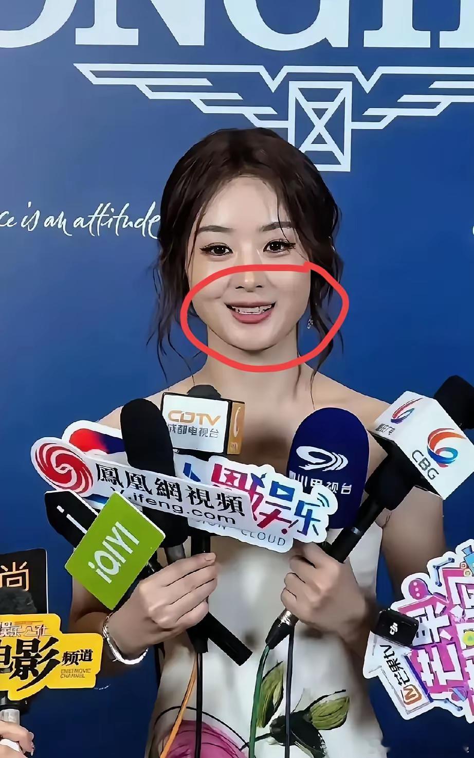看了赵丽颖的采访视频感觉她有点变了终于有点明白为什么前段时间说不好听的话​估计要