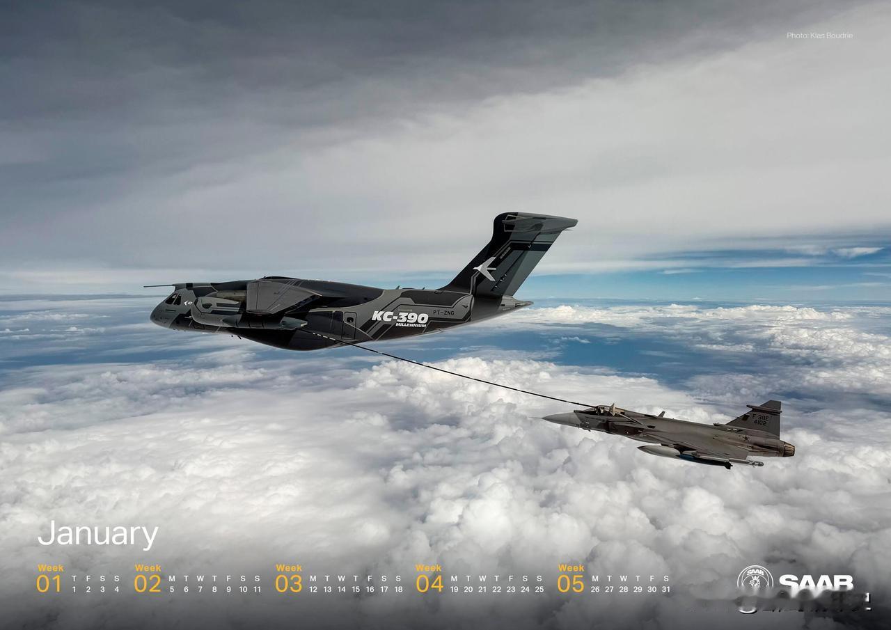 一组SaabGripen2006年日历和壁纸军事军迷发烧友武器装备