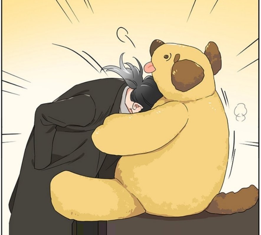 捡了东西的狼大土豆和狼王，贴贴蹭蹭～捡了东西的狼漫画cr:麻尾