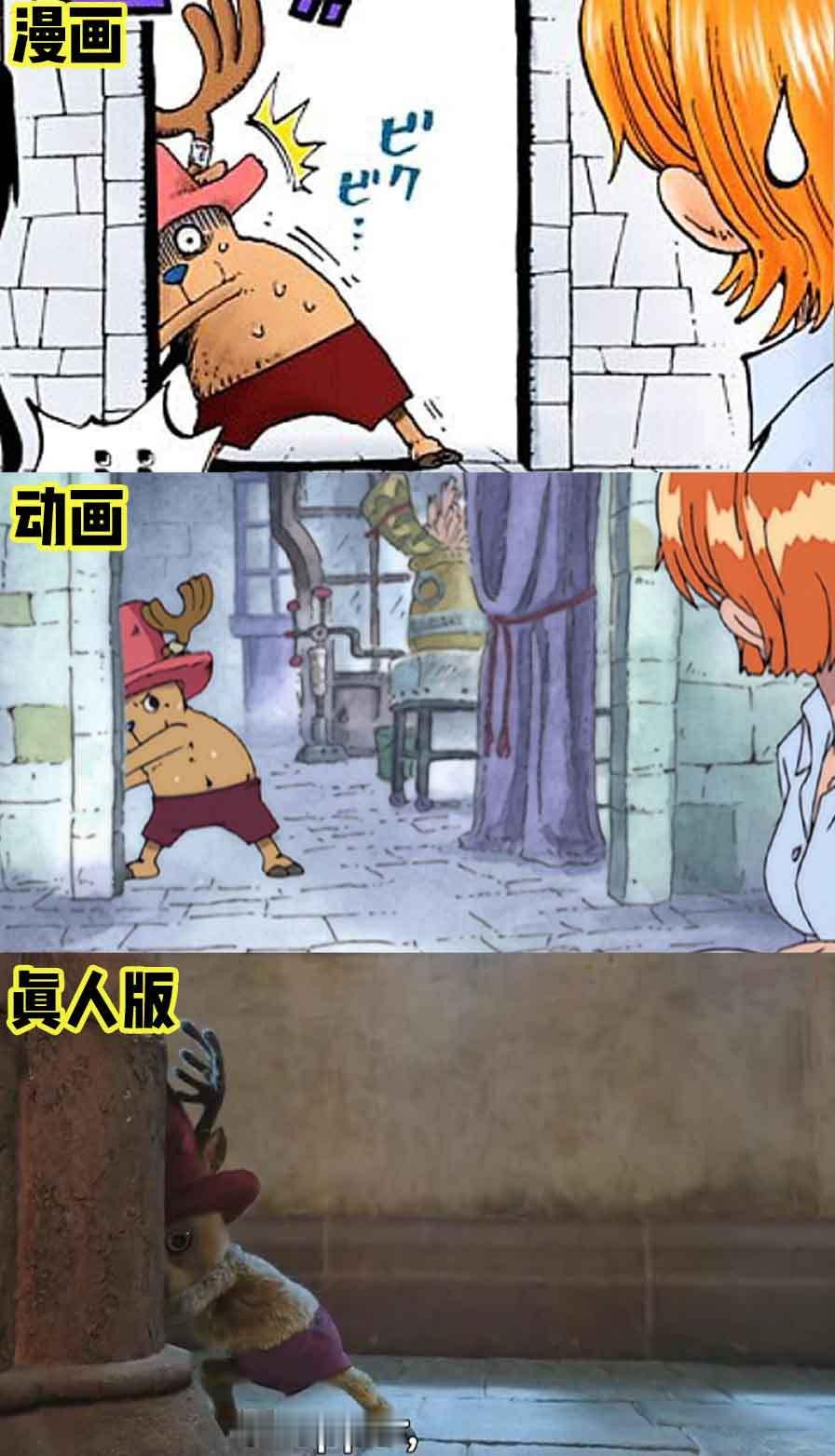 海贼王海贼王不同版本的乔巴​​​