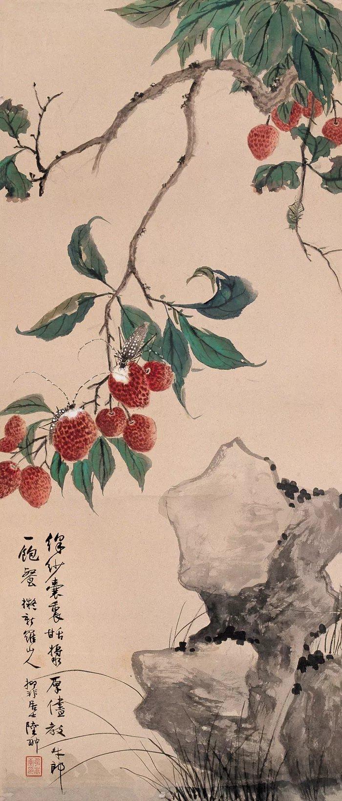 【艳而不俗，淡而有神｜品读陆抑非花鸟之美】近现代江南画坛，花鸟一脉清雅独绝。