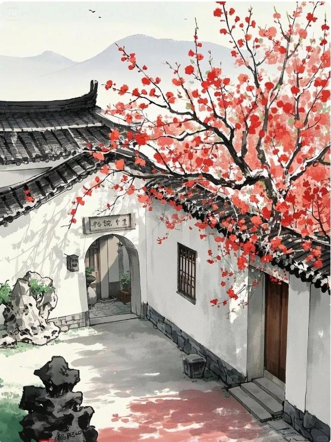莫说红杏爱出墙，谁愿孤独守空房，七情六欲寻常事，……请友续补………？上