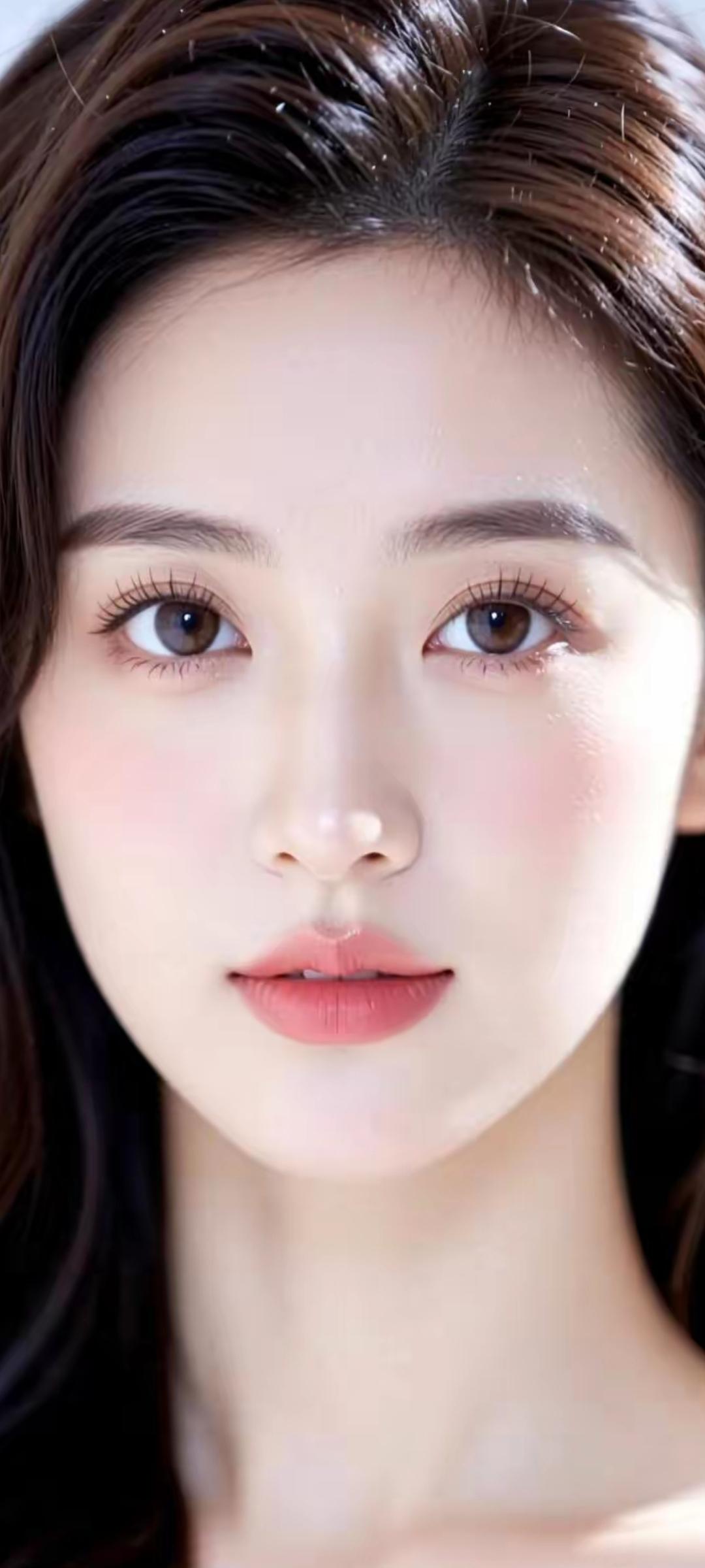 温柔甜美的少女，清新自然的妆容，让人心动不已！💖✨