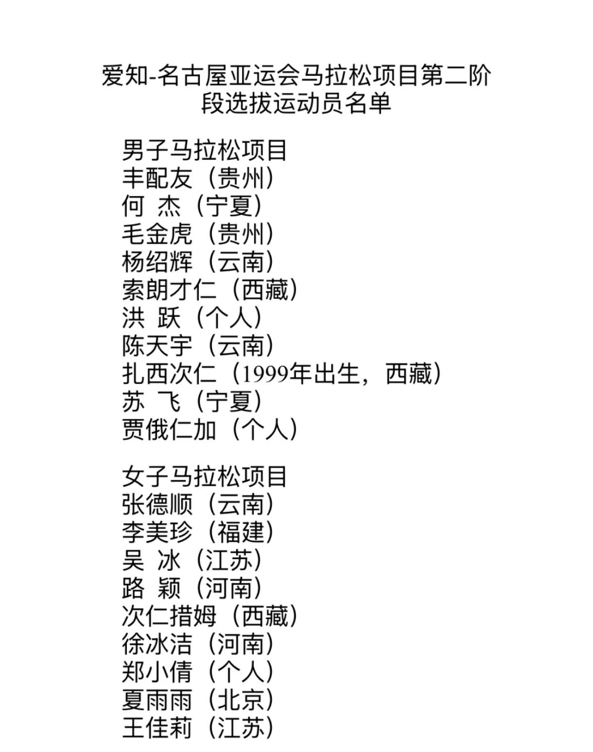 亚运会女子马拉松选拔赛，第一阶段报名仅9人，连十人都凑不齐，实在令人唏嘘。