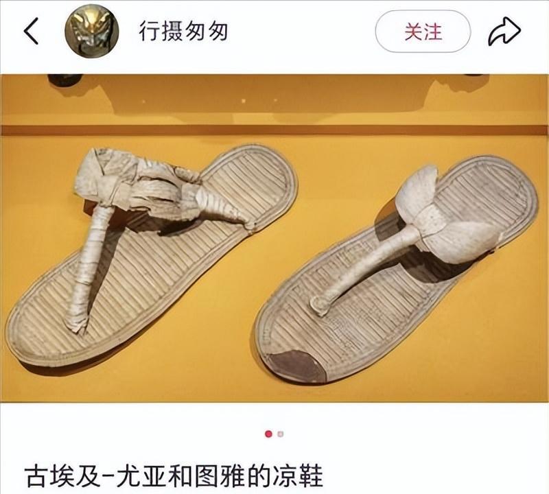 上一个条文介绍了一下上海展出的那双古埃及草鞋的相关知识，本意不过是普及一下，顺便
