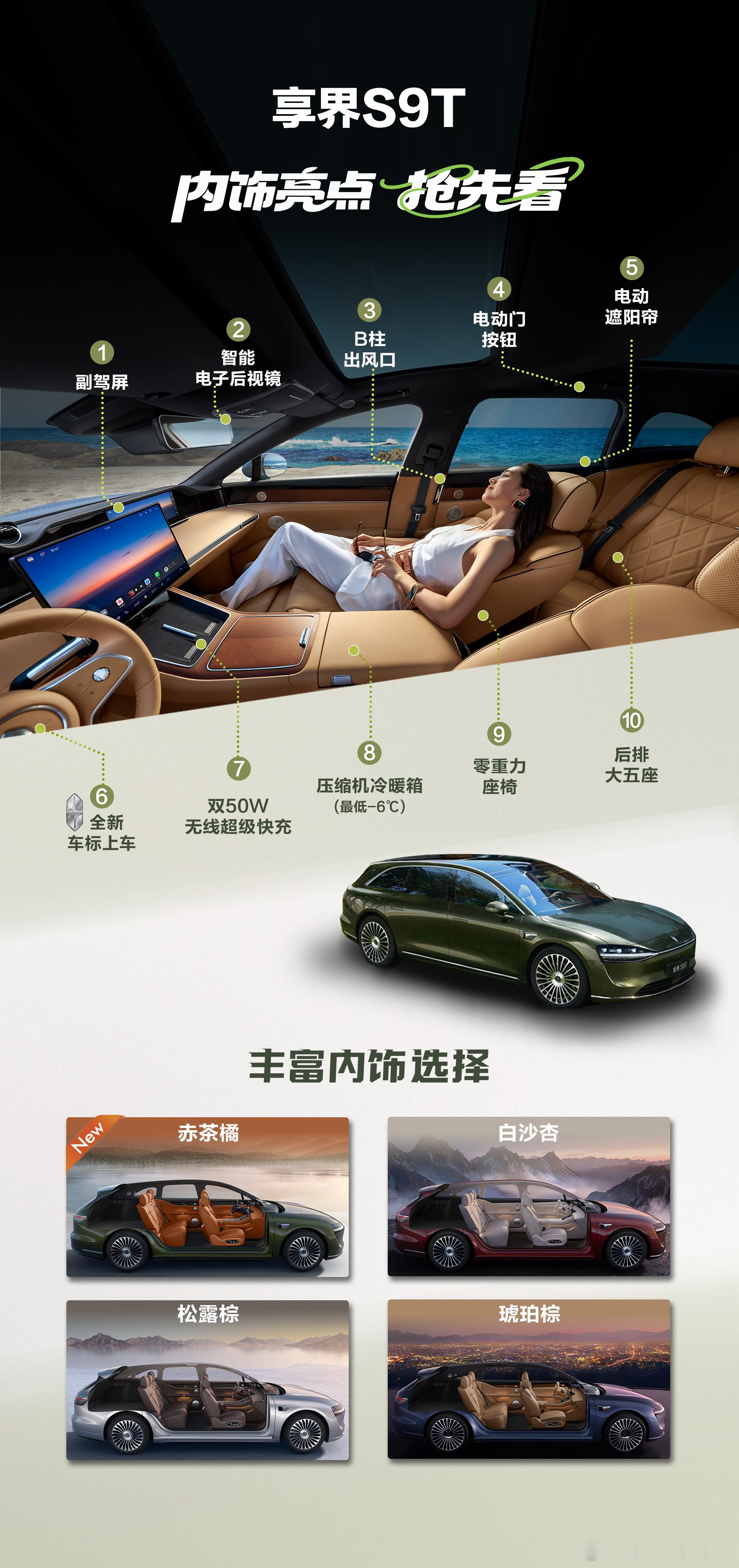 我的享界S9的旅行版享界S9T内饰逐步曝光了!后天去提前看看车8月18日蹲一波预