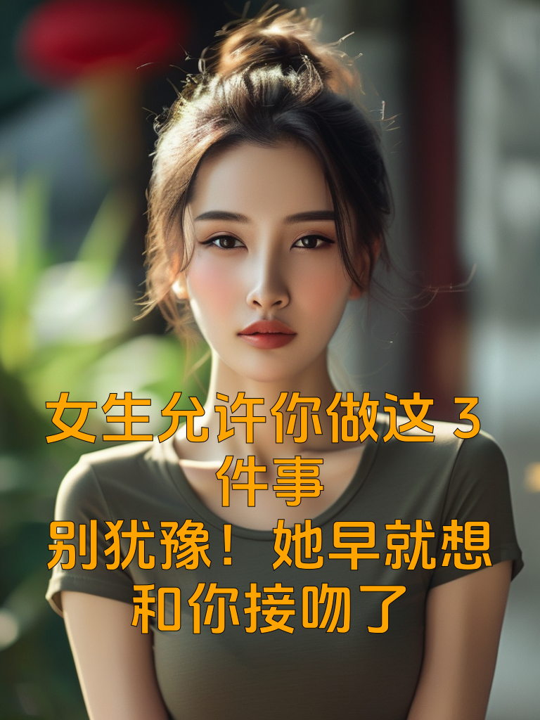女生允许你做这3件事？别犹豫！她早就想和你接吻了