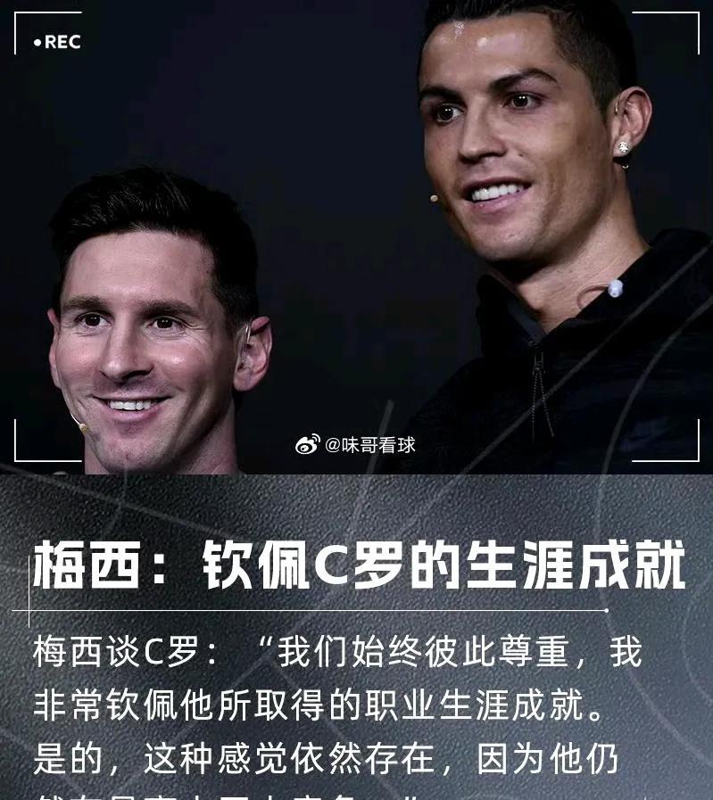 梅西：钦佩C罗的生涯成就。自2018年以来，梅西任意球破门34次，点球只有33