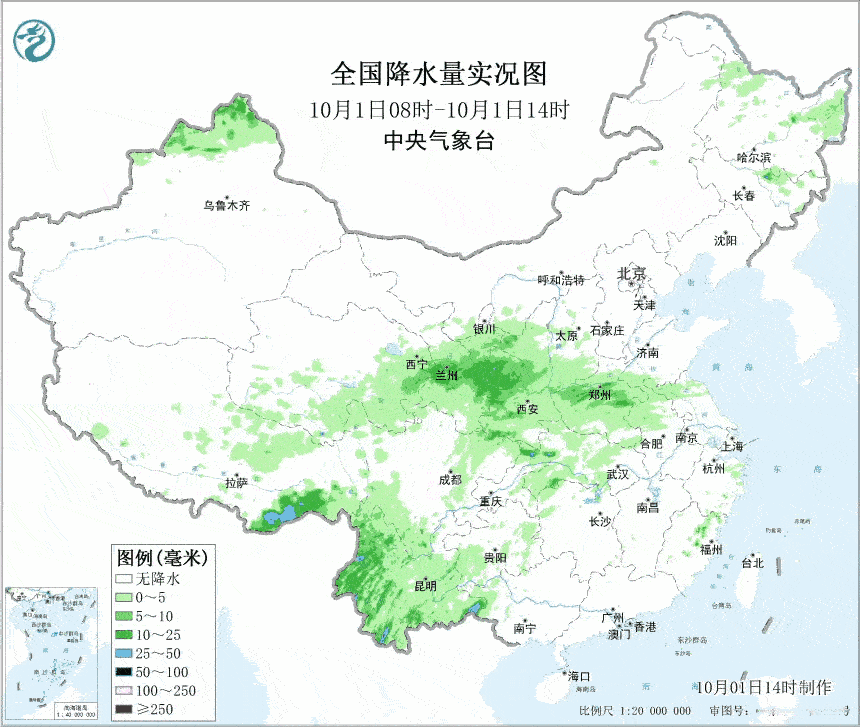 【强降雨和强对流】昨天到今晨，云南的降水逐渐减弱，四川东北部到山东一带降雨发展增