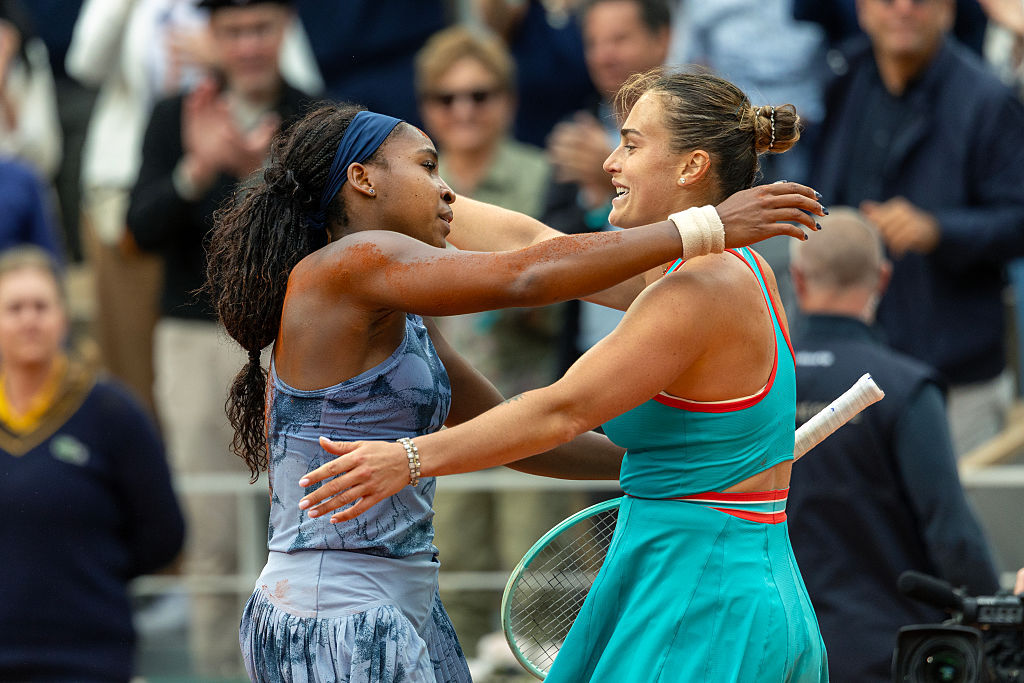 赛前声音🔊🎙️萨巴伦卡：“这简直是一场完美的决赛，我为她感到高兴，她正在找回