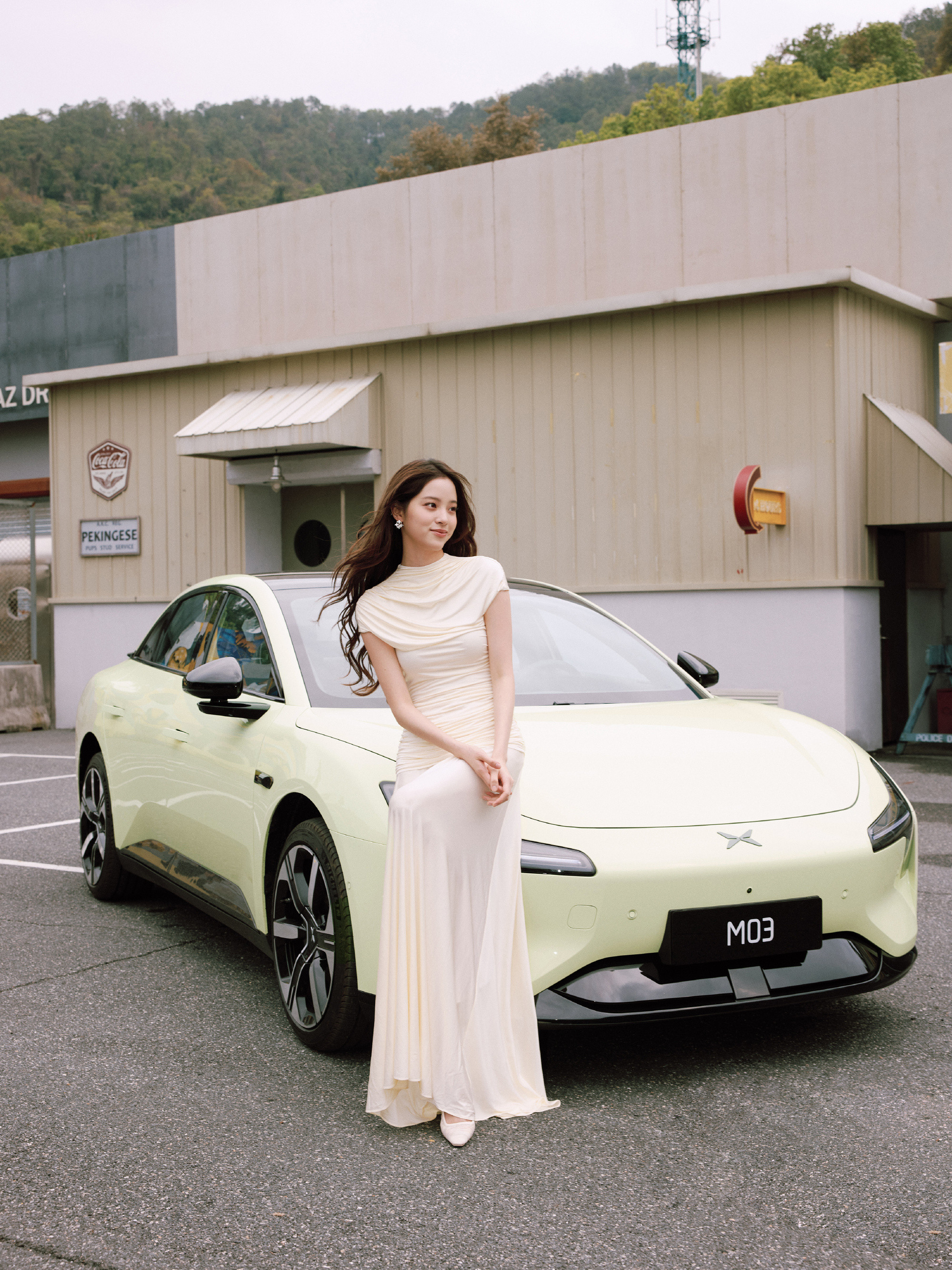 欧阳娜娜X2026款小鹏MONAM03车美还是人美？2026款小鹏MO