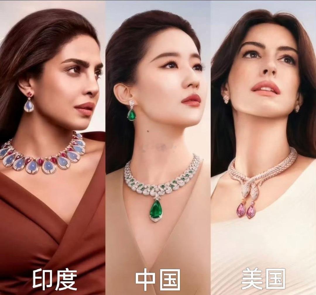 印度审美、中国审美、美国审美