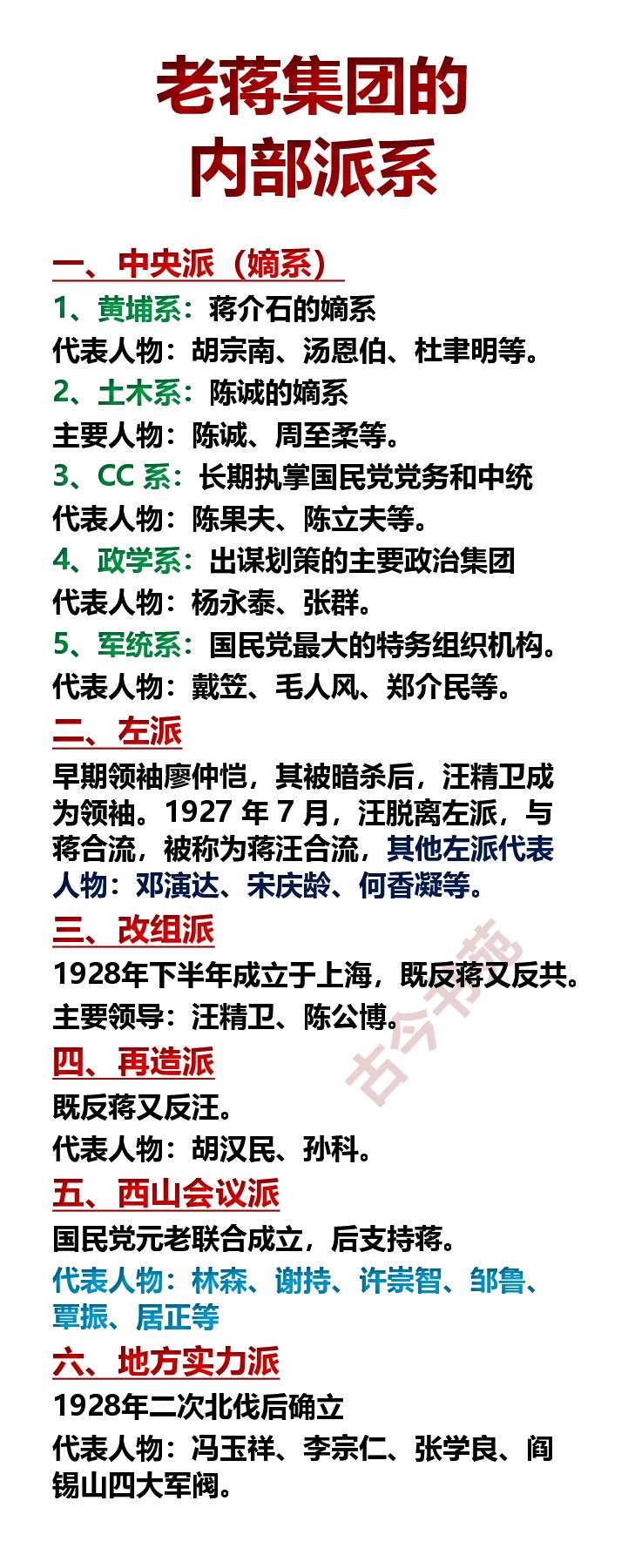 蒋氏集团的内部派系人多事非多，派系也多，老蒋集团同样如此，从建立开始，就没有