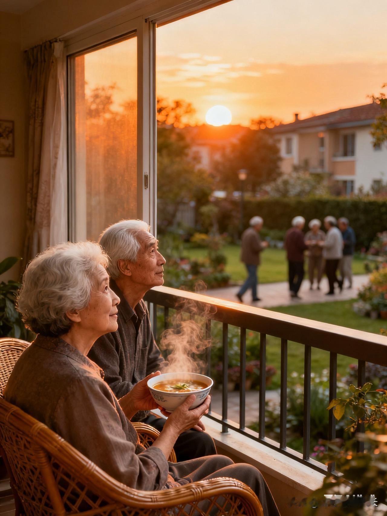 退休后才悟透：半生争的对错，抵不过一碗热汤的暖刚退休那阵子，我总爱坐在阳台