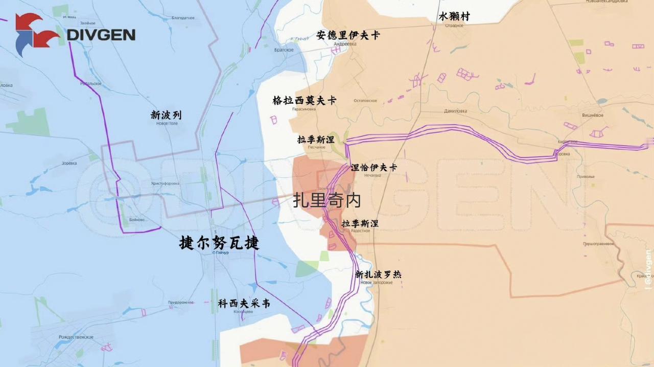 俄军解放扎里奇内！12月24日，俄军突破乌军盖丘尔河防线，解放了第聂伯罗彼得罗