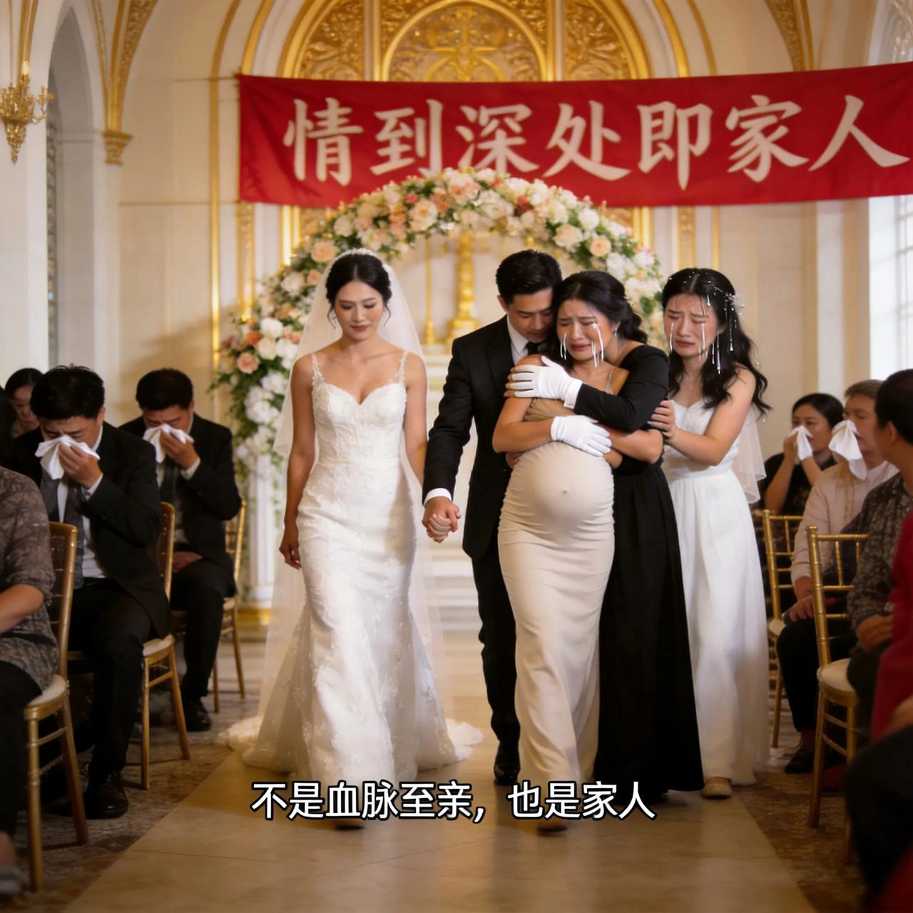 我昨天在网上看到一个婚礼，把我看得眼眶都湿了。湖南一个姑娘结婚，人生最重要的日