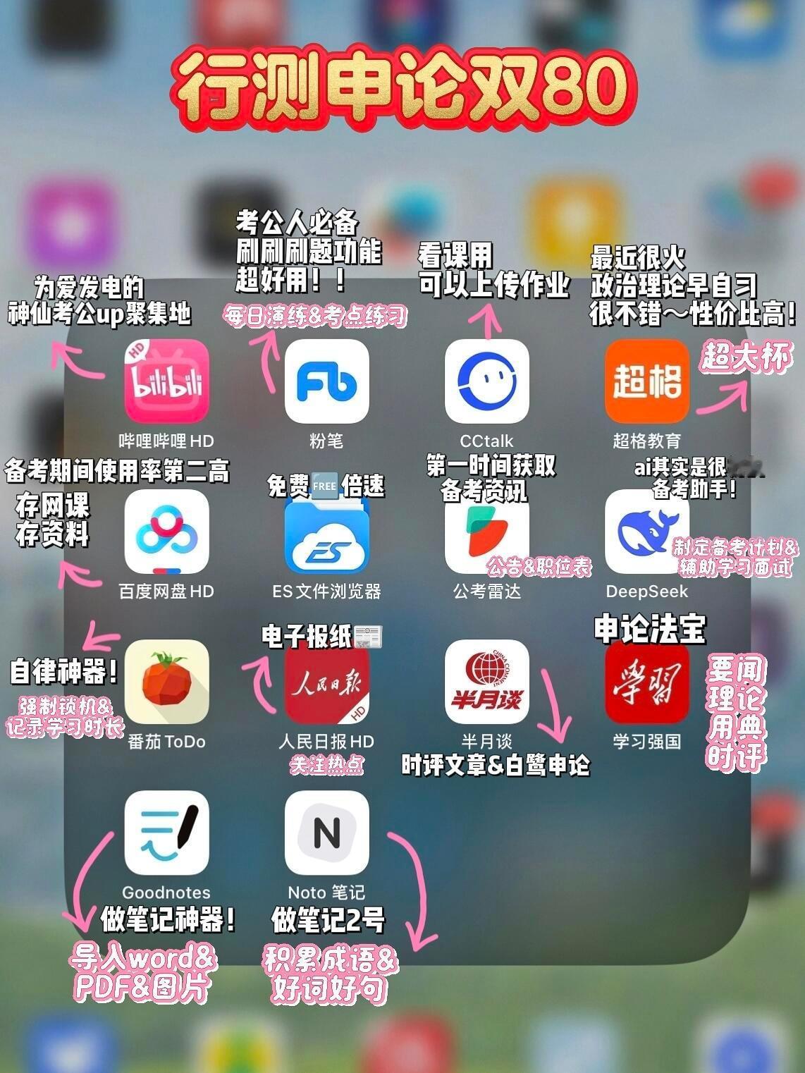 笔面双一上岸✅这14个考公宝藏APP请收好～​​​