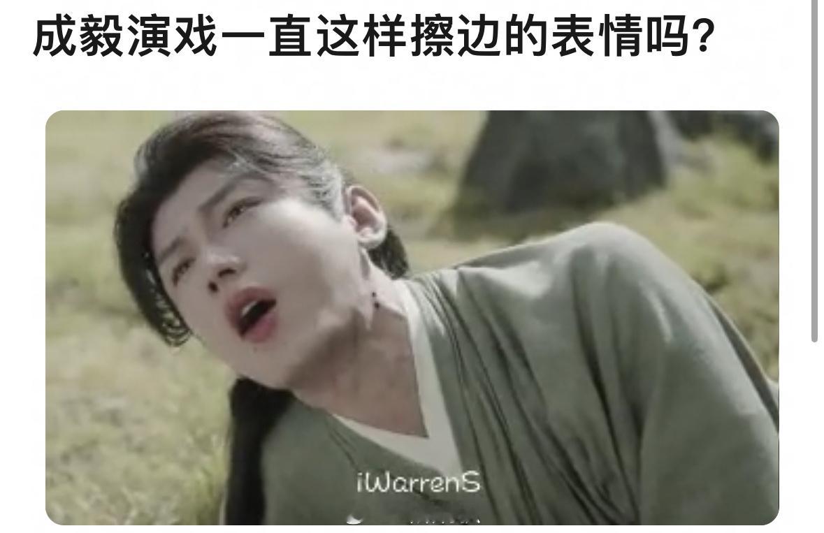 成毅的演技一直是这么刻意吗。。。这还不算擦边吗，那啥算啊？🌚🌚赴山海男一