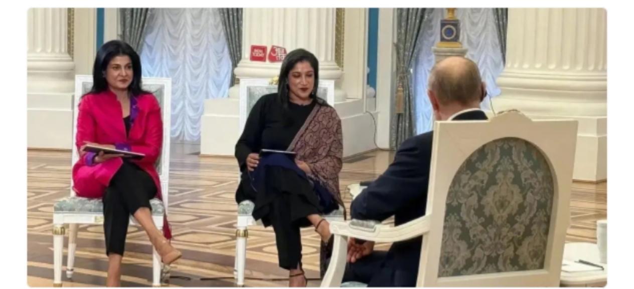 普京太会提供情绪价值了，印度记者问俄罗斯会重新加入G7吗？普京回答说：不，