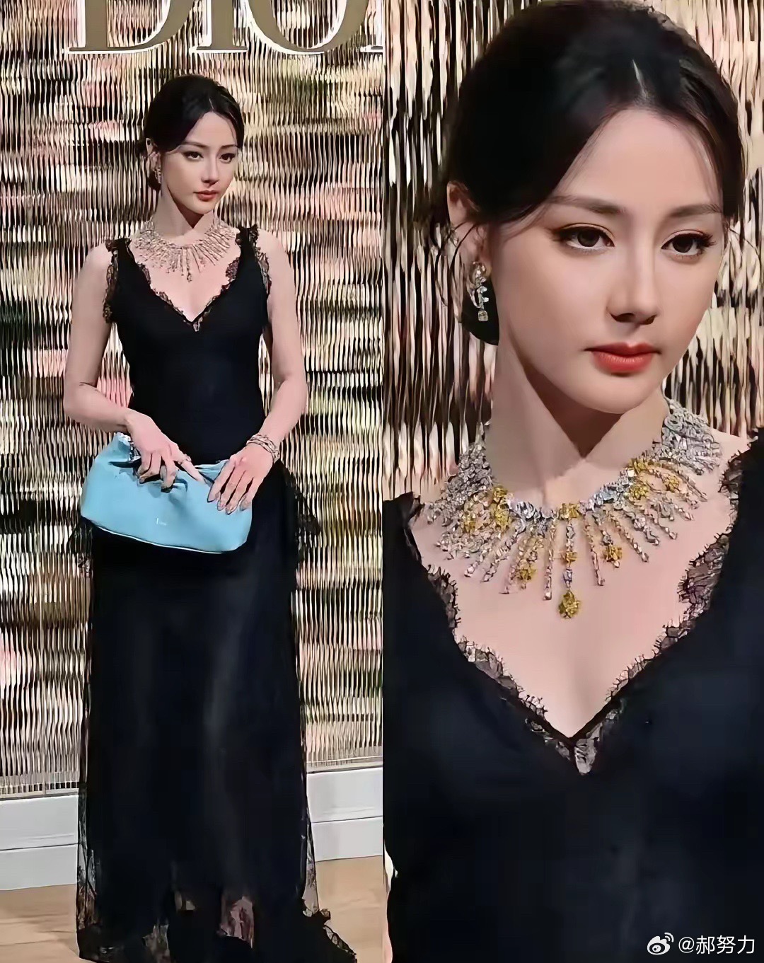 信你看迪丽热巴，准到你都不敢信！这次迪丽热巴参加迪奥的晚宴，不知道大家有没有发现