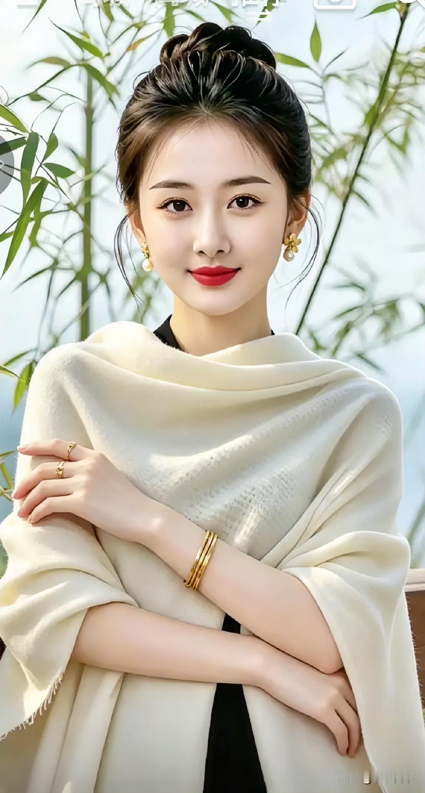 优雅气质，温柔如水，时尚穿搭，自然妆容，完美呈现东方女性魅力。