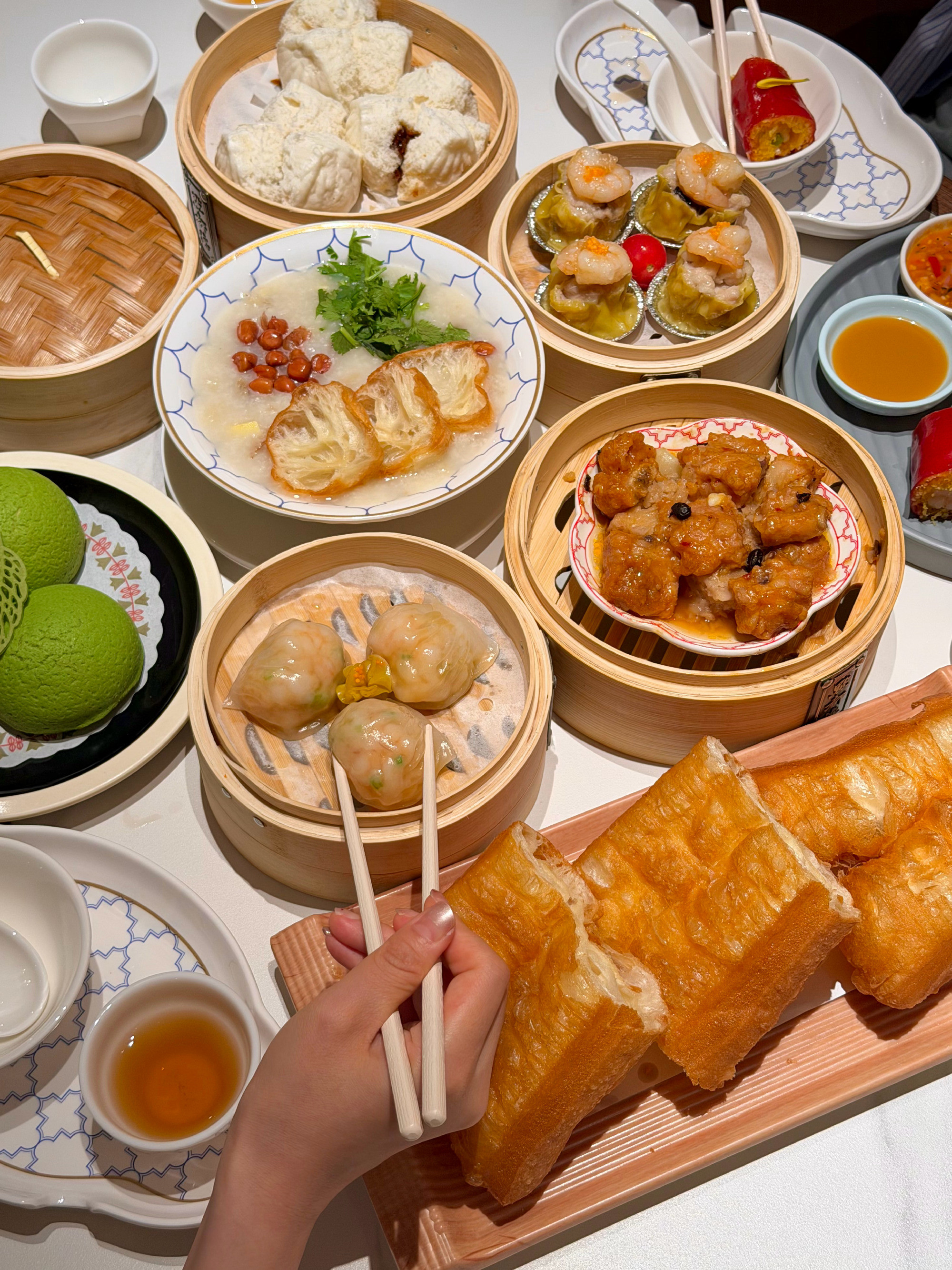 南京新开的！！确实是数一数二好吃的早茶🥢  开了！开了！南京新街口金...